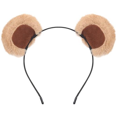 SeBneny Brown Bear Ears Headband Cute Headband Animal Headbands