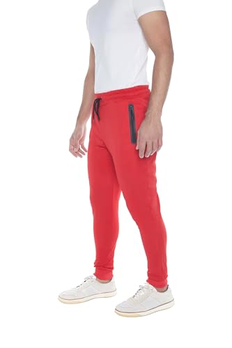 Mens Sweatpants 3- Pack Active Athletic Joggers with Zipper Pocket and Drawstring3