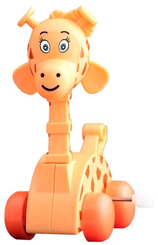 Image of Negi Wind-Up Toy Set of 3 Animal Models, BIS Approved Safe Toys for Kids, Fun Moving Figures with Forward Motion & Head Action, Durable Plastic Wind-Up Playset for Boys & Girls, Multicolor