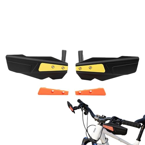 Protectores de manos para moto que evitan el frío y choques en manillares universales