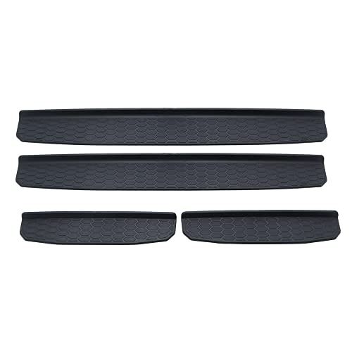 Totmox 4Pcs Door Sill Guards Kit For Wrangler Jl 2018-2019 Accessories Parts, Door Entry Guard Kit #TOP6
