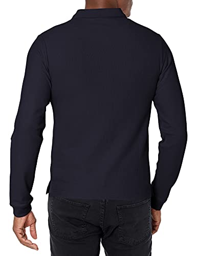 Camiseta polo para jóvenes hombres IZOD de manga larga en piqué miniatura 2