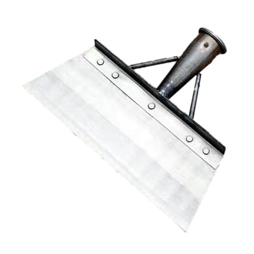 Jrudjsnhhty Pala de Limpieza, Pala Cuadrada de JardíN, Pala de Acero Al Manganeso, No Incluye Poste, Bordes de CéSped Ni EliminacióN de Malezas, 30 cm