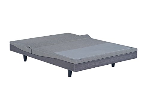 Reverie 9T Adjustable Bed Base, Wireless, Wall Hugger, High Definition Massage, Lumbar Support, Bluetooth, Zero Gravity, Anti-Snore, Alarm Timers (Twinxl) #TOP3