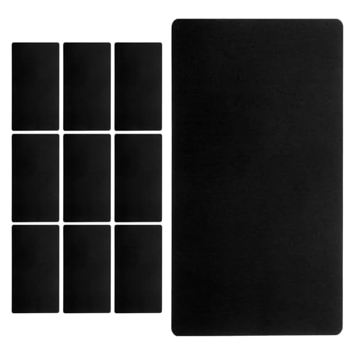 Cartes de visite en métal noir mat parfaites pour vos réunions d'affaires