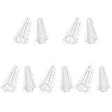 Yardwe Cucumber Shaping Molds, 10PCS Plastic Fruit Mold Garden Vegetable Forming Mold Fruit Shaping Molds Tool (Star+Heart)