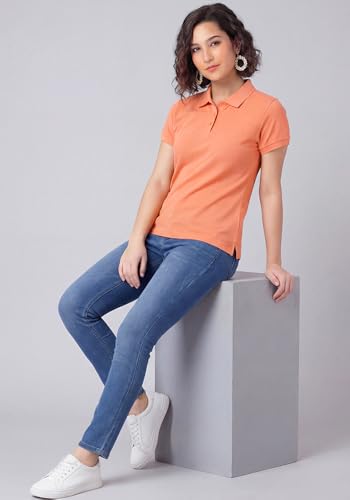 Image of Wear Your Opinion Womens Polo Collar Neck T-Shirt Top (Design: Solid)