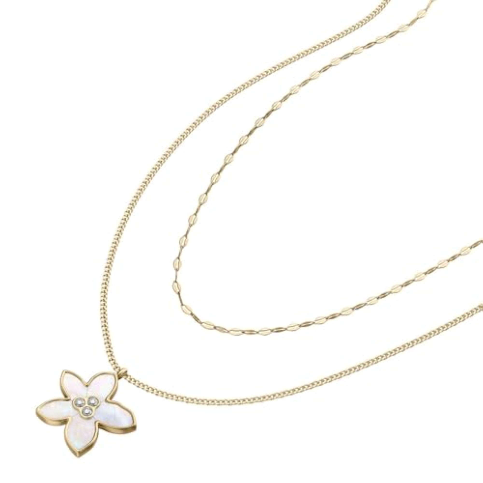 Sutton Yellow Stainless Steel Necklace, Modern Style