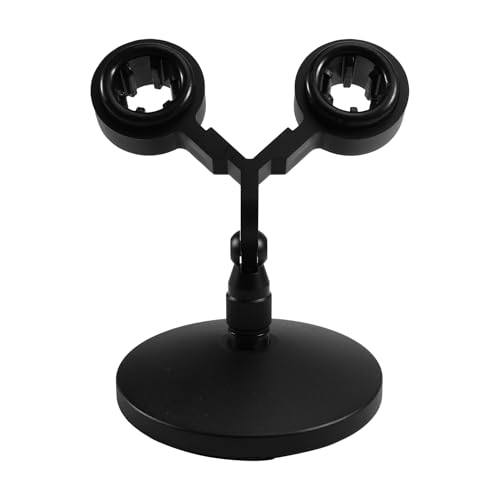 Support de microphone universel pour podcast et vidéo à deux avec fixation anti-choc