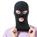 [LIKENNY] 全頭マスク 覆面マスク 超薄型軽量 通気性 高弾性 uvカット 口開き 目開き 男女兼用 防風 日焼け止め コスプレ小道具