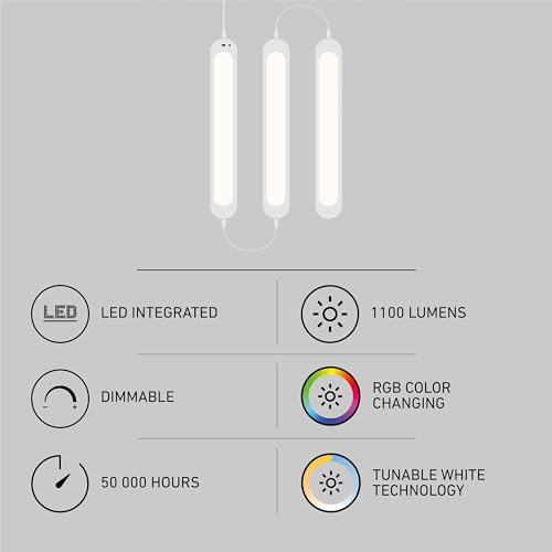 Image of artika RGB LED Under Cabinet Lighting Kit, 3 Ultra-Thin Panels with Motion Sensor, Remote Control, Adjustable Brightness & Color Temperature, Plug-in Cabinet Lights for Kitchen, Closet & Wardrobe