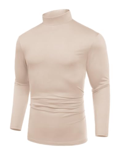 COOFANDY Mens Half Turtleneck T-Shirts Basic Thermal Shirts Casual Sweater - image 1