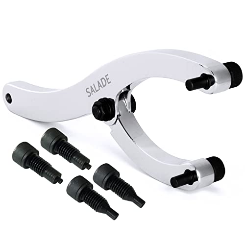 Salade Heavy Gland Nut Wrench,Adjustable Spanner Wrench,For Removing Hydraulic Cylinder, Equipped With 1/4" And 5/16" And 3/8" Pins #TOP12