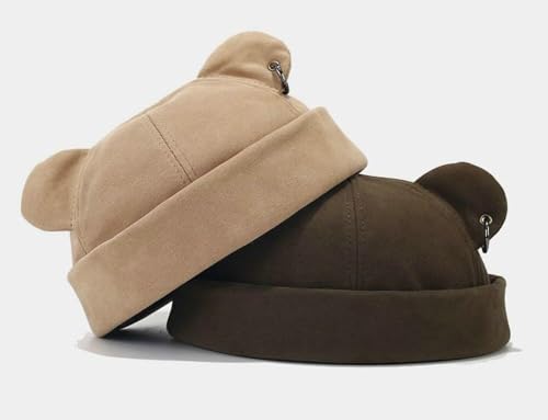 Bonnet oreilles d'ours chaud et isolant, coupe miki docker pour le vent d'hiver