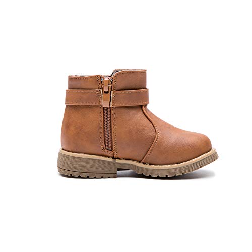Blue Berry Girls Cute Fashion Toddler Winter Snow Boots (01TAN, numeric_5)