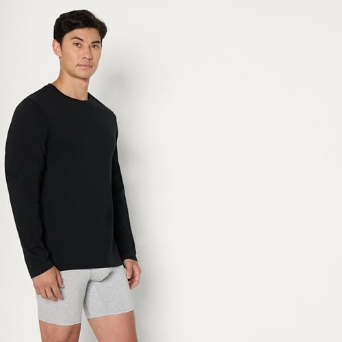 Image of Amazon Essentials Men's Slim Fit Crewneck Undershirts, Pack of 6