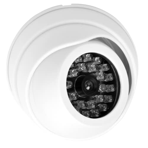 Fake Camera LED Light Simulation Camera Dome Camera Realistic Dummy Fake Security Monitor Camera Surveillance Security Cam by Dioche - Used condition - Image 9