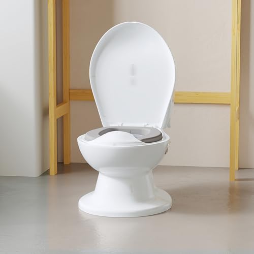 GAOMON Baby Potty Training Toilet with Soft Seat, Realistic Flushing