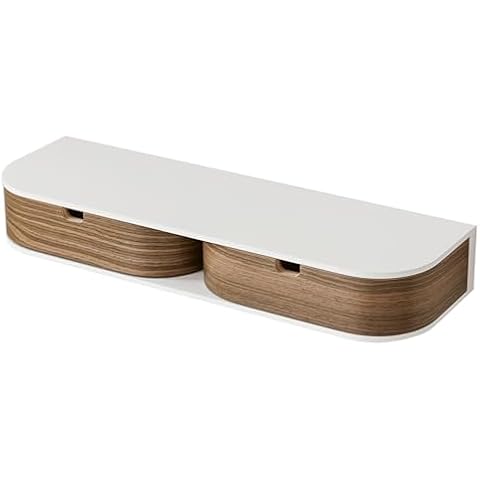 Valiai Floating Shelf with 2 Drawers Cover