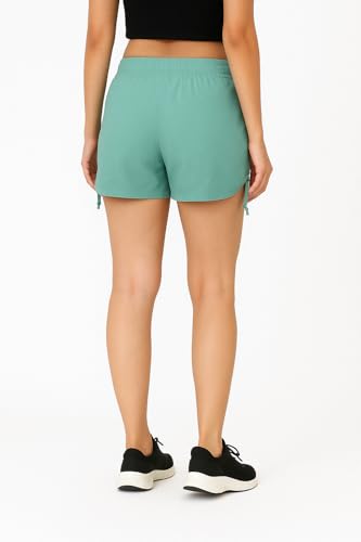 Image of TWGE Womens Cotton Hot Shorts - Short Pants for Ladies Stretchable Athletic Shorts Comfortable Fit with Elastic Waistband - Active Wear Ideal for Gym Yoga & Nightwear