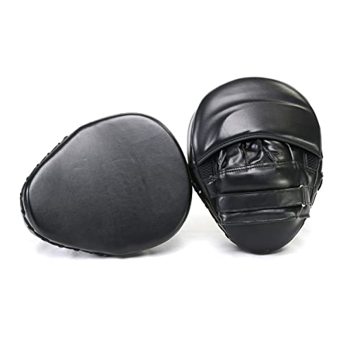 X Fitness XF8000 - Guantes de boxeo curvados para artes marciales mixtas, color negro, talla L