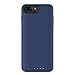 mophie Juice Pack Wireless - Charge Force Wireless Power - Wireless Charging Protective Battery Pack Case for iPhone 8 Plus – Blue