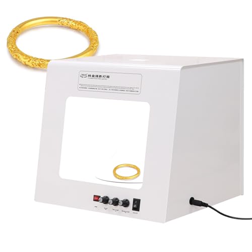 Tienda de campaña portátil para estudio fotográfico con tiras de luz LED y 6 fondos para fotografía de productos y fotografía de joyas