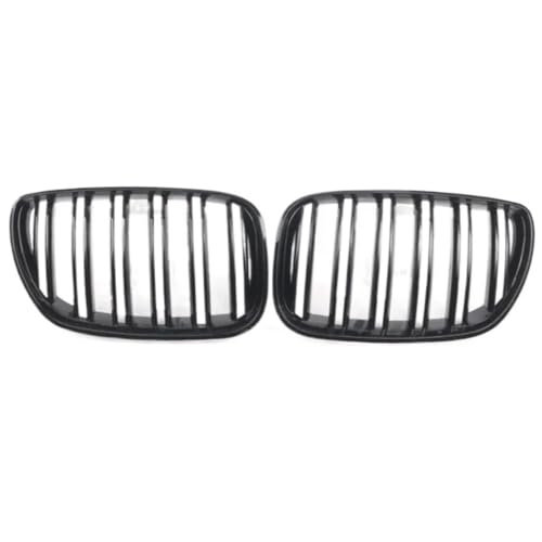 Grilles de rein avant double ligne noir brillant pour calandre BMW X1 E84 look sport