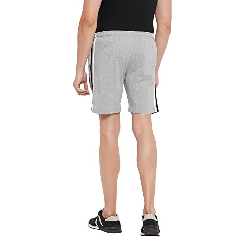 Image of Duke Stardust Men M. Grey Melange Color Regular Shorts M