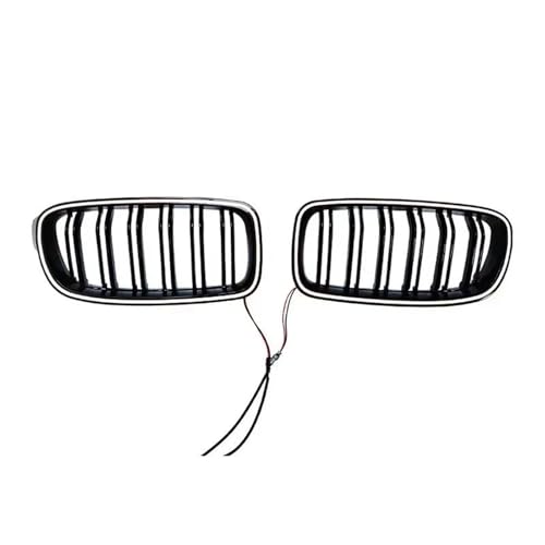 Calandre Lumineuse pour BMW F30 F31 Noir Brillant Look Sport Élégant