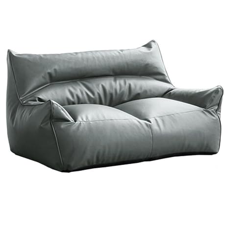 Image of WLYPE Lazy Sofa Extra Large Double Small Apartment Leisure Sofa Living Room Balcony Bedroom Lounge Chair Internet Celebrity Tatami(Grey), 20240606