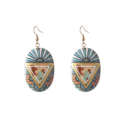 Image of Boho Ethnic Earrings Collection for Women - Colorful Tassel, Hoop, Stud, Drop, Chandelier & Huggie Styles Inspired by Festival Fashion