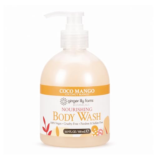 Image of Ginger Lily Farms Botanicals Body Wash, 16.9oz, Coco Mango