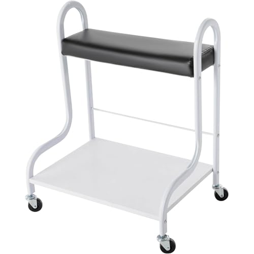 Carrito portatil para spa de pies con ruedas y estante