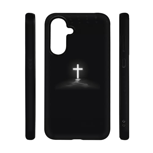 qizjio Cross Phone Case Shockproof Protective Christian Jesus Phone Cases for Samsung Galaxy A36