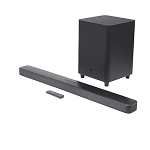 JBL Bar 5.1 Surround – Sound Bar mit Subwoofer in Schwarz – Mit MultiBeam-Technologie und Airplay 2 und Alexa…