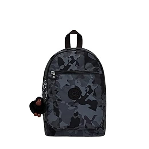 Kipling Women's Challenger Backpack, Spacious Interior, Padded Shoulder Straps, Accessories Organizer, Nylon Bag, Camo Fog, 10.25" L x 14.25" H x 8.25" D