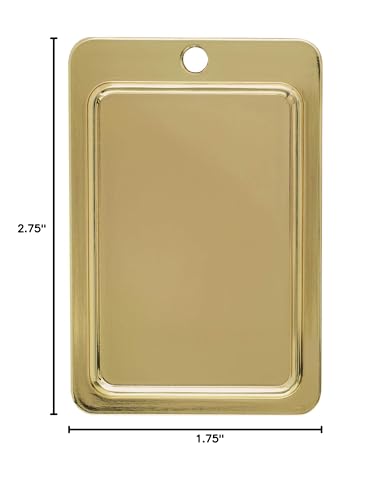 Image of Amerock 1 Pair Variable Overlay Polished Brass Self-Closing Cabinet Hinge