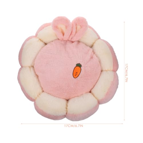 Cojín para silla rosa de pétalos que evita dolores por asientos duros y resbaladizos 3