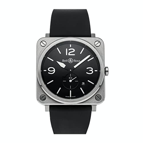 Bell & Ross BR-S Quartz Black Dial Watch BRS-BLC-ST (Pre-Owned)