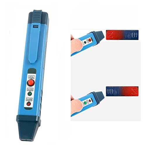 Magnetic Pole Identifier Magnetic Polar Pen Magnetic Polarity Tester with Small Light Simple Operation Exquisite Workmanship High Recognition Accuracy