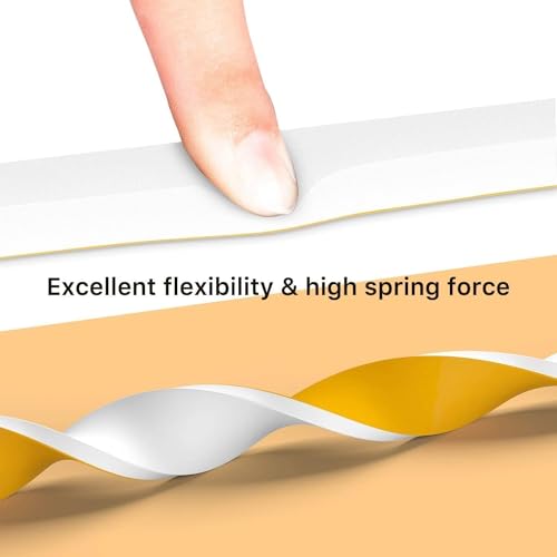 Dichtungsband Selbstklebend Türdichtung für Türen Fenster, 6mm(B) x3mm(D)/20m(L) Schaumstoffband Gummidichtung für Kollision Siegel Schalldämmung Weiß