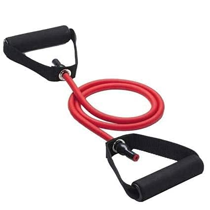 GJSHOP Professional Resistance Bands | Single Toning Tube with Adjustable Comfort Handles - Resistance Tube - Rope Length - 50inch - 10kg (Multicolor) (B0B3RFRJ3G) Amazon Price History, Amazon Price Tracker