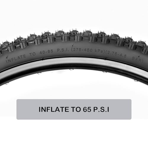 MOHEGIA Mountain Bike Tires Set: 2 Pack 26×2.1/27.5×2.1/ 29×2.1 Inch Folding Bicycle Tires Replacement and Pair 26/27.5/29 Inch Inner Tubes Schrader Valve with Tire Levers
