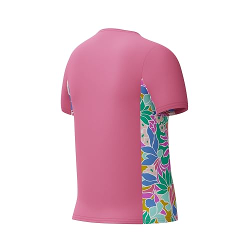 Image of Speedo Girls' Uv Swim Shirt Short Sleeve Printed Rashguard