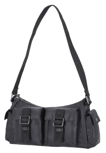 Harley-Davidson Unisex Multi-Purpose Nylon Top Zip Utility Bag, Black