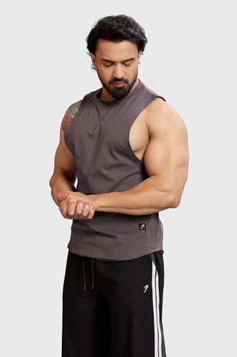 Image of FUAARK Men's Cotton Sleeveless Tank Tops Gym Vest for Mens