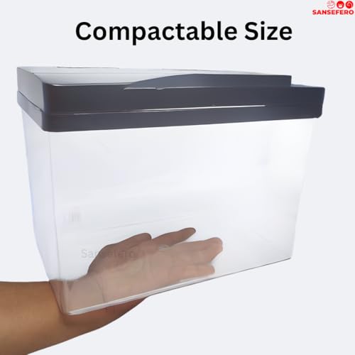 Image of Mini Fish Tank Aquarium (TP-33) 4K Transparency Moulded Fashion Aquarium Included with Filter & Light Suitable for Home Decor and Office Etc. (33 x 21 x 24 Cm)