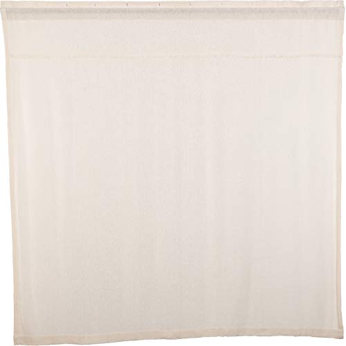 Vhc Brands Burlap Antique White Shower Curtain #TOP1