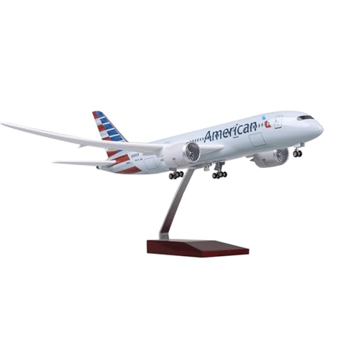 Répliques d'avions avec roues pour cadeau de prestige modèle American Airlines 787